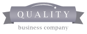 Quality business logo - zilverkleurig