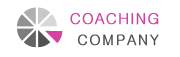 Coaching logo roze grijs
