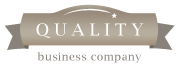 Quality business logo - goudkleurig 